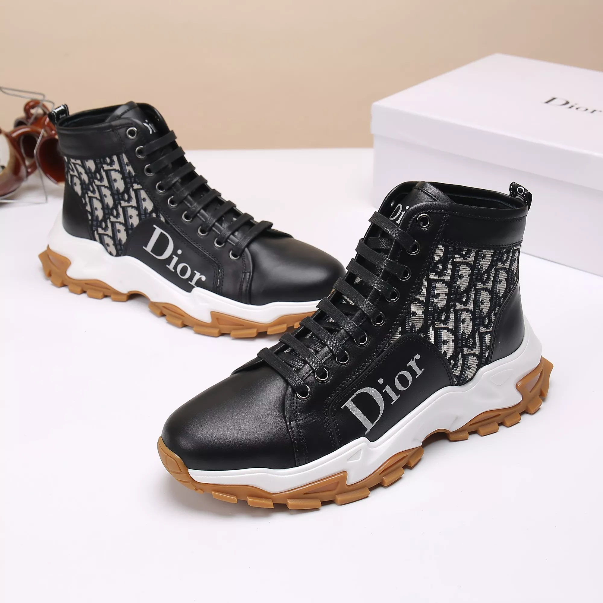 christian dior high top chaussures pour femme s_12744361